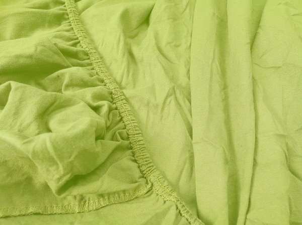 Jersey rjuha BASIC svetlo zelena 90 x 200 cm