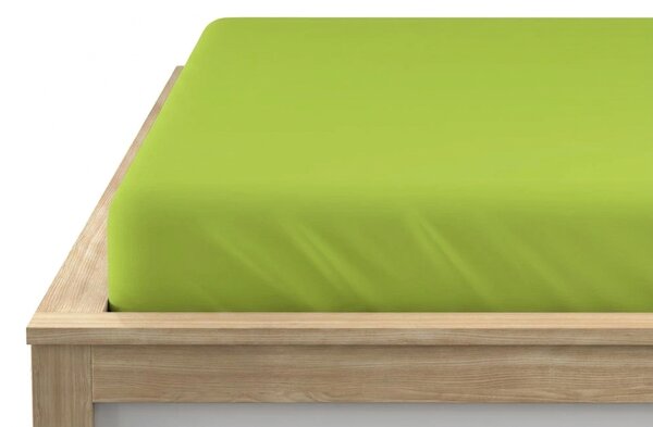 Jersey rjuha BASIC svetlo zelena 90 x 200 cm