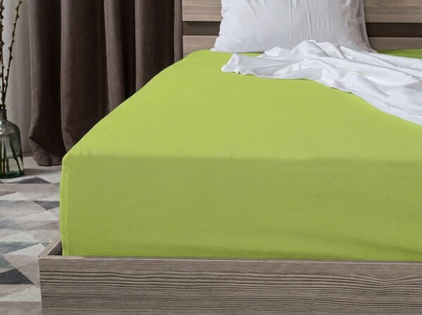 Jersey rjuha BASIC svetlo zelena 90 x 200 cm