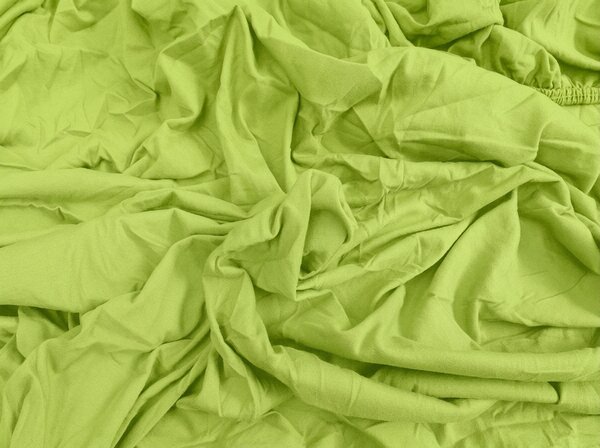 Jersey rjuha BASIC svetlo zelena 90 x 200 cm
