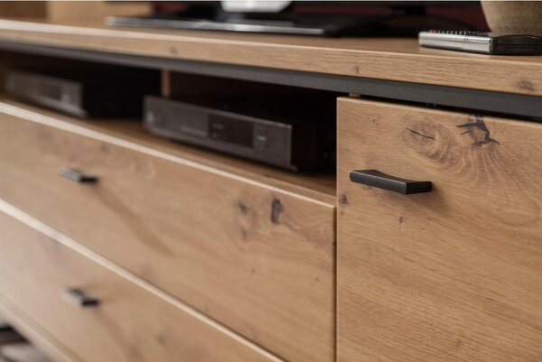TV-ELEMENT antracit, barve hrasta