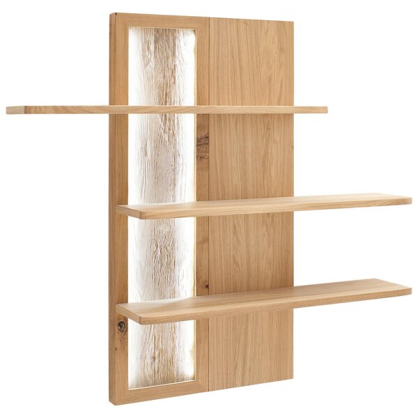 STENSKI REGAL 121/26/115 cm barve hrasta