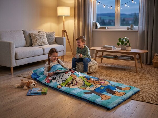 Otroška spalna vreča PAW PATROL 170x70 cm, modra