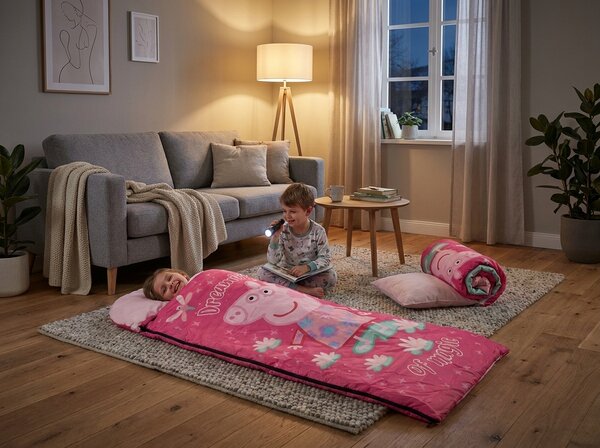 Otroška spalna vreča PEPPA PIG 170x70 cm, roza
