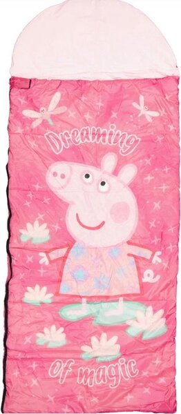 Otroška spalna vreča PEPPA PIG 170x70 cm, roza