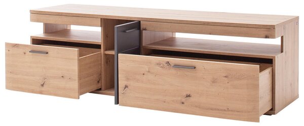TV-ELEMENT antracit, barve hrasta