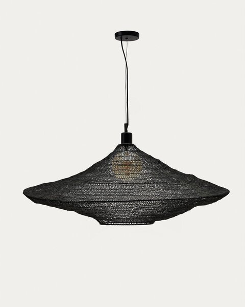 Črna viseča svetilka ø 87 cm Makai – Kave Home