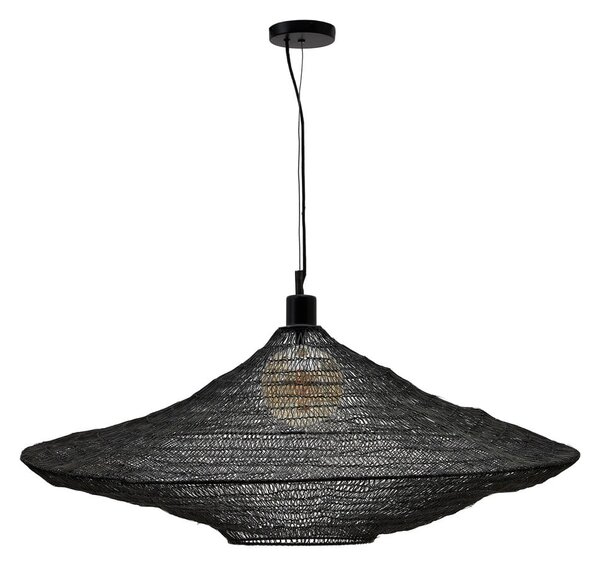 Črna viseča svetilka ø 87 cm Makai – Kave Home