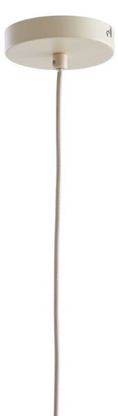 Bež viseča svetilka s tekstilnim senčilom ø 28 cm Itela – Light & Living