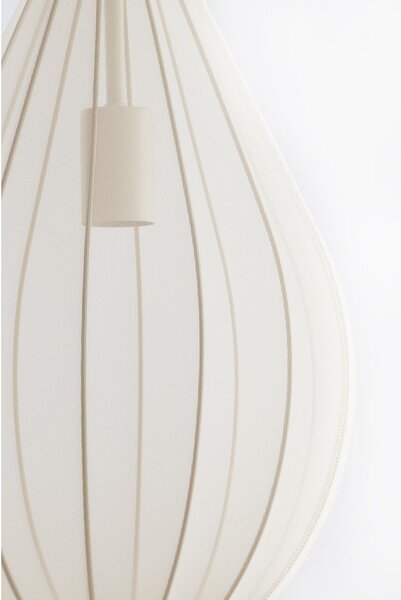 Bež viseča svetilka s tekstilnim senčilom ø 28 cm Itela – Light & Living