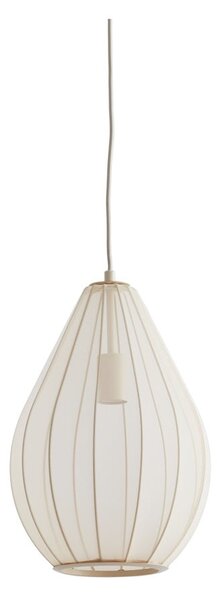 Bež viseča svetilka s tekstilnim senčilom ø 28 cm Itela – Light & Living