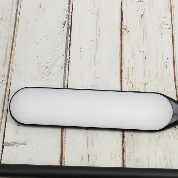 LED gibljiva talna svetilka 198cm 6-stopenjska + daljinski upravljalnik črna