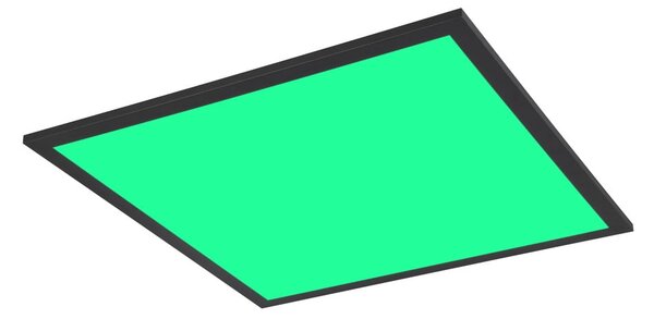 Črna LED stropna svetilka 44.5x44.5 cm Beta – Trio