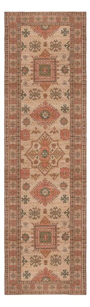 Ročno tkana preproga iz mešanice jute v rožnati in barvi terakote 60x230 cm Lana Jute – Flair Rugs