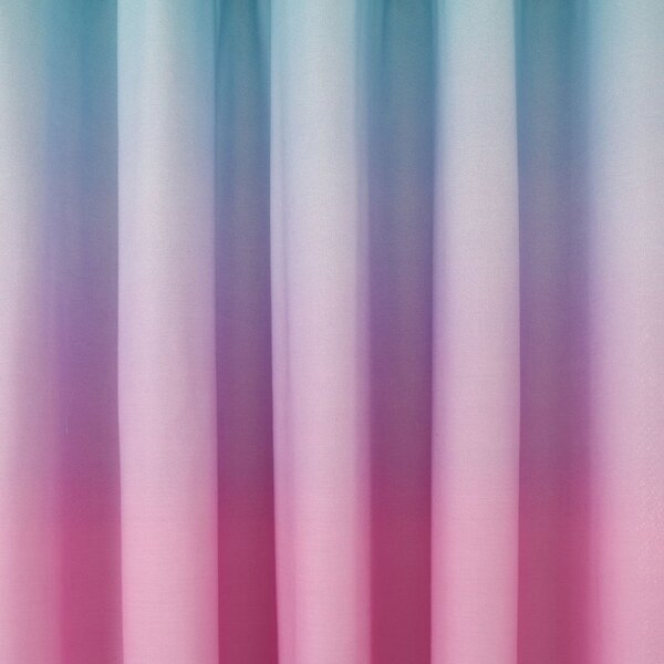 Rožnate/vijolične otroške zavese v kompletu 2 ks 168x183 cm Ombre Rainbow Clouds – Catherine Lansfield