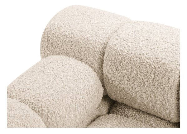Bež sedežna garnitura iz tkanine bouclé 188 cm Bellis – Micadoni Home