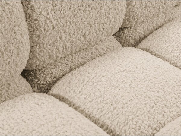 Bež sedežna garnitura iz tkanine bouclé 188 cm Bellis – Micadoni Home