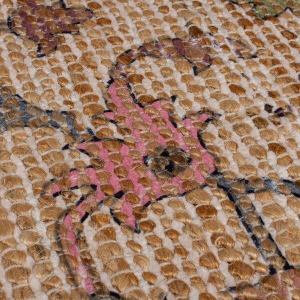 Ročno tkana preproga iz mešanice jute v naravni barvi 200x290 cm Celine Jute Global – Flair Rugs