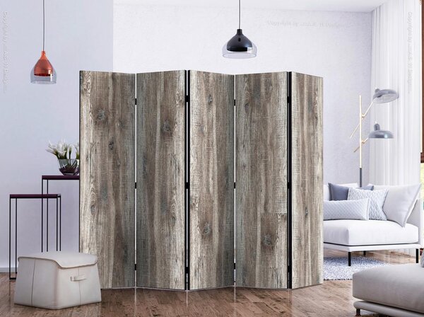Artgeist Paravan Stylish Wood I, 5-Delni, Enostranski