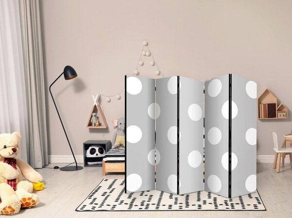 Artgeist Paravan Charming Dots I, 5-Delni, Dvostranski