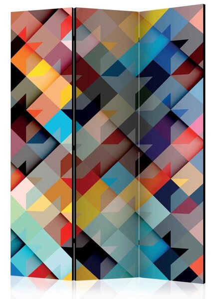 Artgeist Paravan Colour Patchwork, 3-Delni, Dvostranski