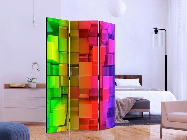 Artgeist Paravan Colour Jigsaw, 3-Delni, Dvostranski
