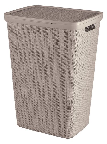 Sivorjav plastičen koš za perilo 58 l Jute – Curver