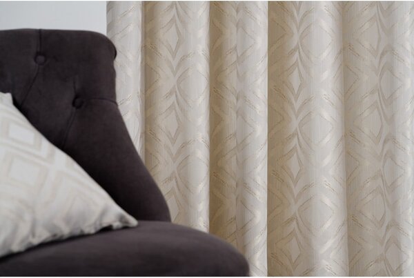 Kremno bela zavesa 140x245 cm Giuseppe – Mendola Fabrics