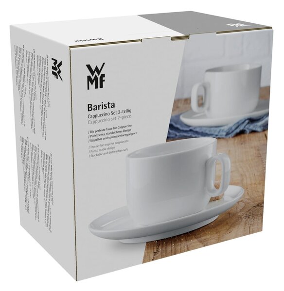 Bele porcelanaste skodelice za kapučino v kompletu 2 ks 160 ml Barista – WMF