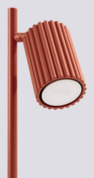 Opečnato oranžna namizna svetilka (višina 43 cm) Gleam – Sollux