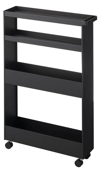 Mat črna jeklena kopalniška polica 48x80,5 cm Tower – YAMAZAKI