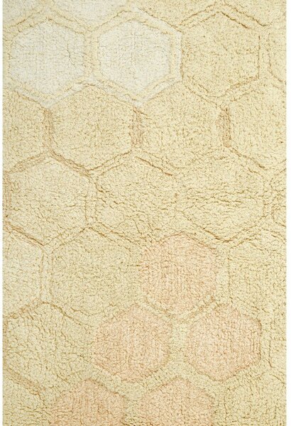 Oker rumena pralna ročno tkana bombažna preproga 140x200 cm Sweet Honey – Lorena Canals