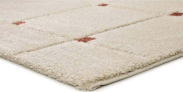 Opečnato oranžno-kremno bela preproga 80x150 cm Brenda – Universal