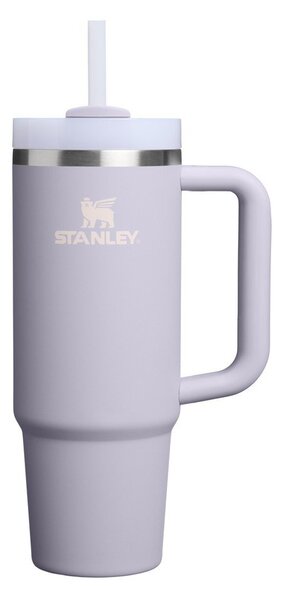 Svetlo vijolična termovka s slamico iz nerjavečega jekla 890 ml Quencher H2.O FlowState™ Tumbler Purple Dust – Stanley