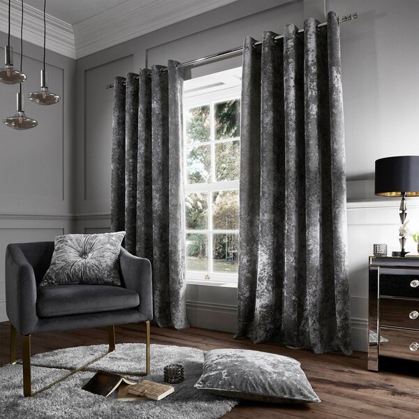 Sive zavese v kompletu 2 ks 168x229 cm Crushed Velvet – Catherine Lansfield