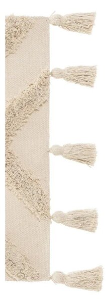 Kremno bela pralna bombažna preproga 50x80 cm – Casa Selección