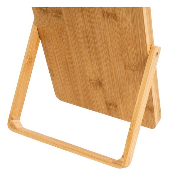 Kozmetično ogledalo z bambusovim okvirjem 20x27 cm – Casa Selección