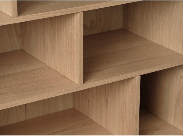Regal v hrastovem dekorju 140x90 cm Ponza – Unique Furniture