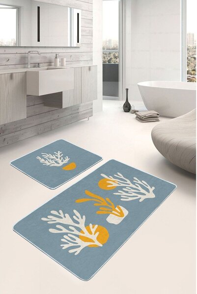 Modre kopalniške preproge v kompletu 2 ks 60x100 cm – Mila Home
