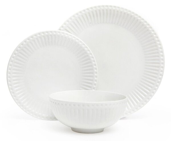 Porcelanast jedilni servis 12 ks za 4 osebe Purita – Bonami Essentials