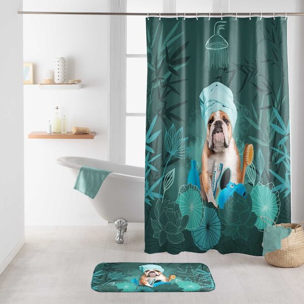 Zavesa za tuš 180x200 cm Doggy zen – douceur d'intérieur