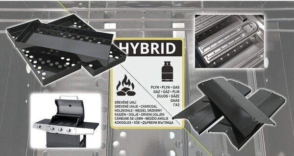 Žar na plin in oglje Hybrid Core - Cattara
