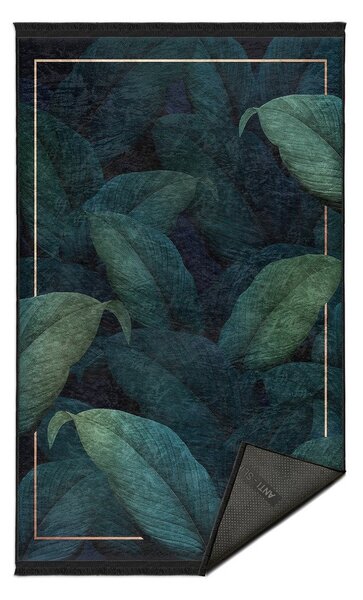 Modrozelena pralna preproga 80x150 cm Unique – Mila Home