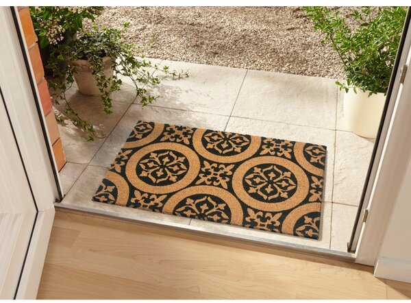 Predpražnik iz kokosovih vlaken 75x45 cm Ornaments - Hanse Home