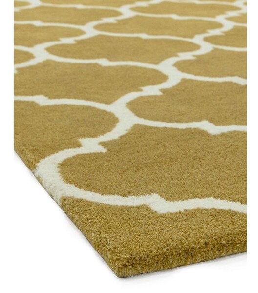 Oker rumena ročno tkana volnena preproga 160x230 cm Albany – Asiatic Carpets