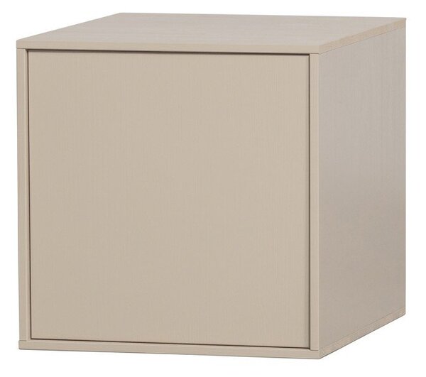 Kremno bela modularna garderobna omara iz masivnega bora 50x50 cm Daily – vtwonen