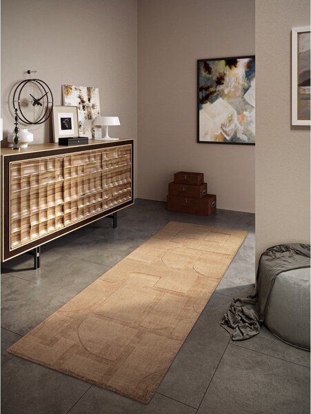 Bež ročno tkan volnen tekač 80x250 cm Alexis – Villeroy&Boch