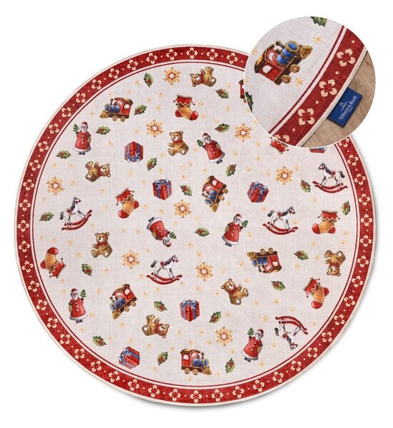 Rdeča okrogla preproga z božičnim motivom ø 150 cm Red Christmas – Villeroy&Boch