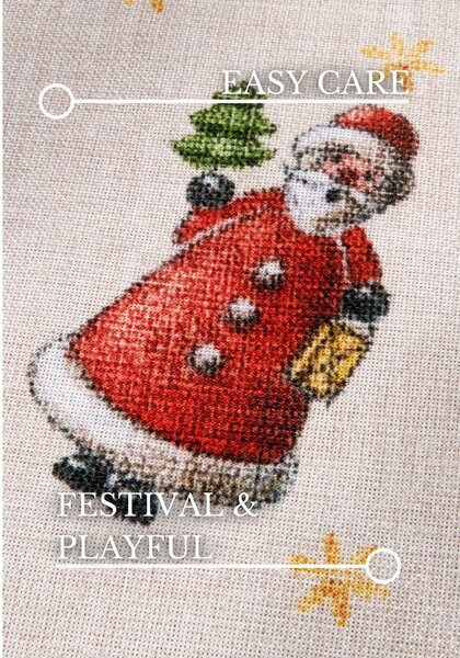Rdeča okrogla preproga z božičnim motivom ø 150 cm Red Christmas – Villeroy&Boch