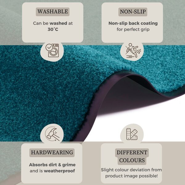 Turkizna preproga Hanse Home Wash & Clean, 39 x 58 cm